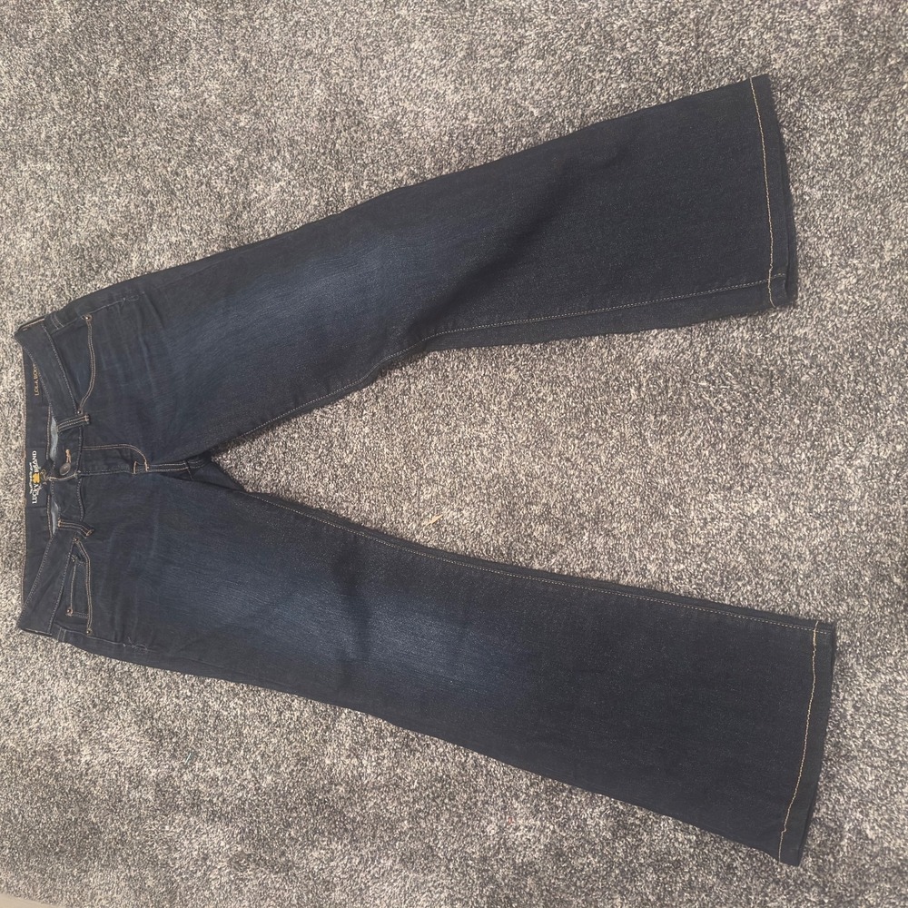 Lucky Brand Jeans‎ Women 4 Dark Wash Bootcut Denim Lola Boot Stretch Western Y2K